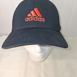 Adidas Black Cap with Red Logo